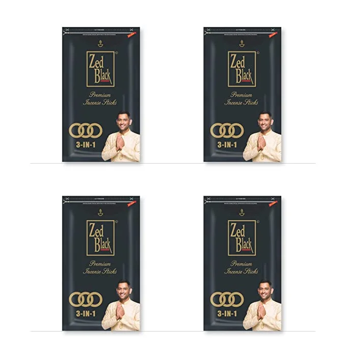 Zed Black 3 in 1 agarbatti