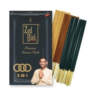 Zed Black 3 in 1 Premium Agarbatti 780 gm Strong Fragrance