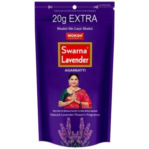 Moksh Swarna Lavender Agarbatti 720 gm strong sticks