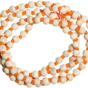 Original White Tulsi Mala 108 Beads Rosary