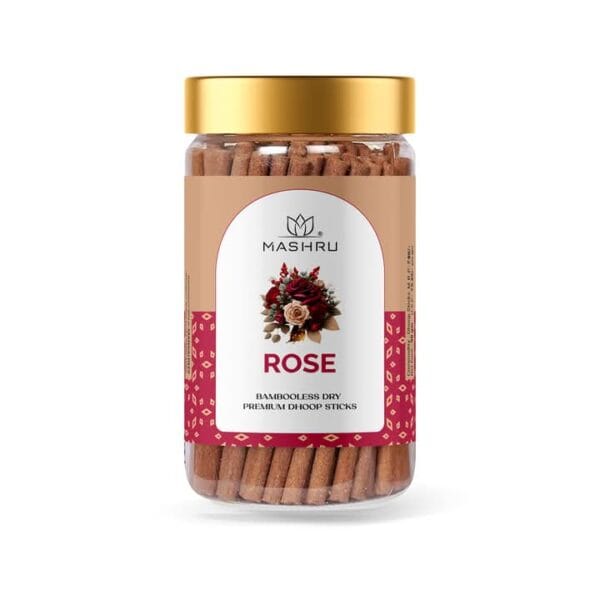 Mashru Dry Dhoop Sticks Rose